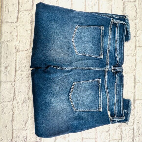 KanCan For Maurices Jeans Women's Plus 24 Dark Wash Button Fly Ripped Skinny - Picture 10 of 10